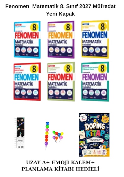 Fenomen 8. Sınıf Matematik Fasikül Planlama Kitabı +emoji K+uzay A 2027 Yeni Maarif Modeli Ve Yeni Kapak