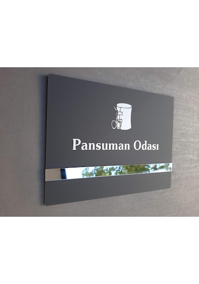 Soft Seri Pansuman Odası Kapı Isimliği