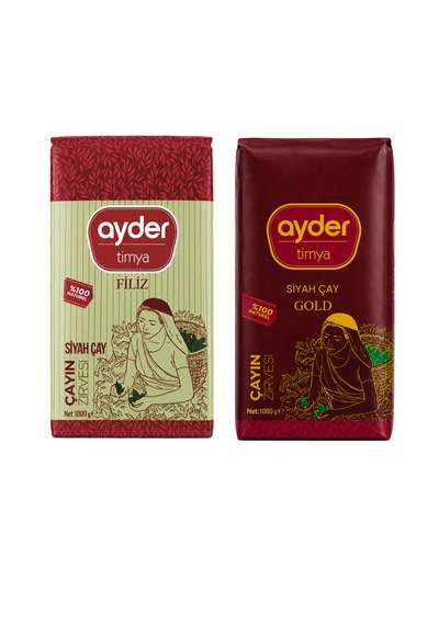 Ayder Timya Gold & Filiz Siyah Çay / 1000 Gr + 1000gr