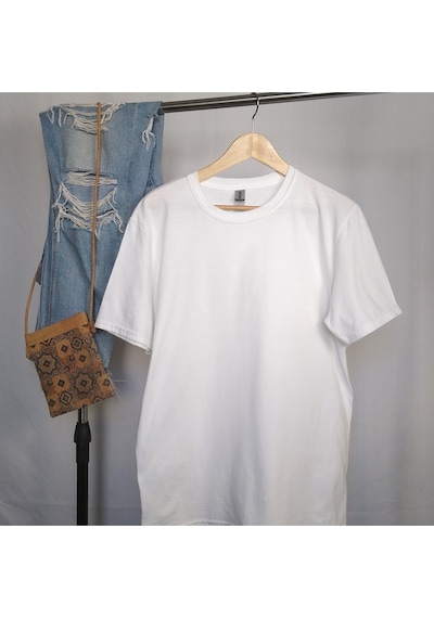Noıssey Oğlak Burcu Tasarımlı Baskılı - Oversize Beyaz T-shirt Çok Renkli
