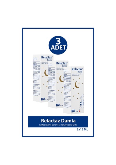 Relactaz Damla 15 Ml 3 Adet