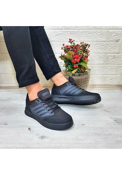 Bestof 074 Siyah-siyah Sneaker Düz Taban Hafif Rahat Spor Çift Ayakkabısı 001 Bestof 074 Siyah-siyah Sneaker Düz Taban Hafif Rahat Spor Çift Ayakkabısı 001