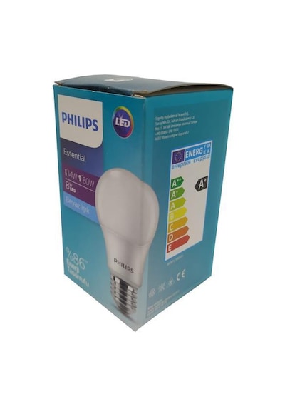 Philips 8W 60W Led Ampul Beyaz 6500K E27 Duy
