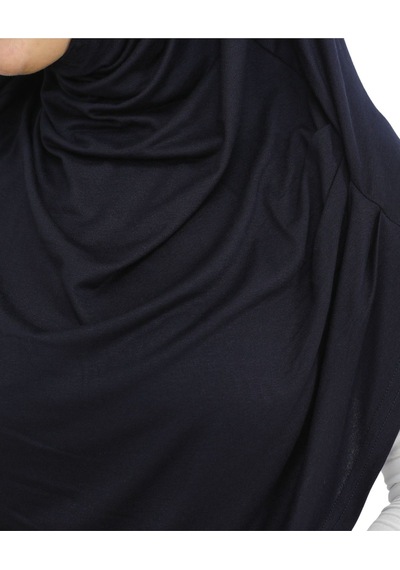 Modish Group Uzun Hazır Giyim Turban Yumuşak Eşarp Islami Giyim Viskon - Lacivert Lacivert