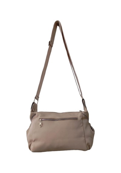 Mygeppetobag Suni Deri Bayan Çapraz Çanta -omuz Çantası Vizon Vızon