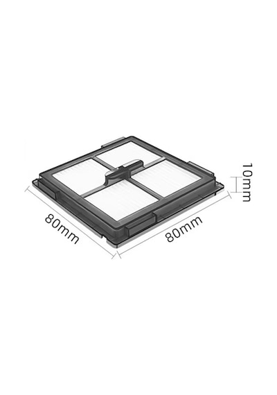Roborock Q8 Max Pro 2025 Model Ve Q8 Max Pro Plus Uyumlu 2 Adet Hepa Filtre