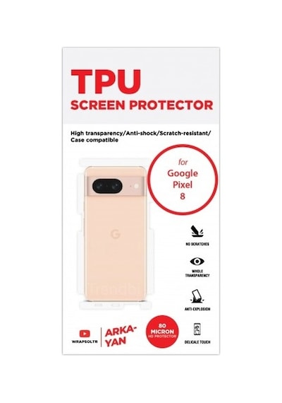Google Pixel 8 Arka Ve Yan Koruyucu Tpu Film