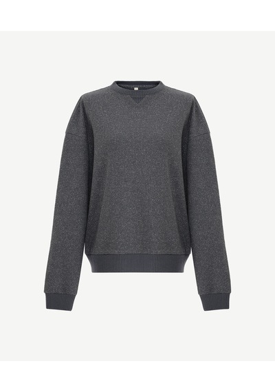 Yargıcı Regular Bisiklet Yaka Uzun Kol Sweatshirt 25kksw9019l 026 Mavi