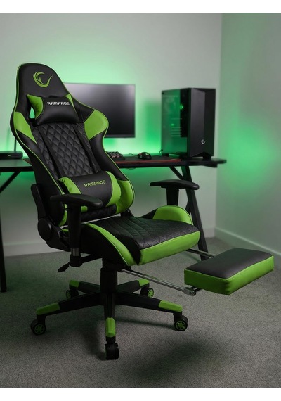 Styles Kl-r61 Yeşil/siyah Gaming Oyuncu Koltuğu Çok Renkli