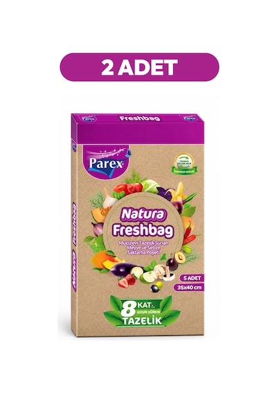 Natura Freshbag Tazeliği Koruyan Poşet İki Paket