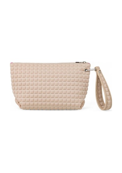 Bilik Deri Scuba Bej Kadın Portföy & Clutch Çanta Yeliz Bej