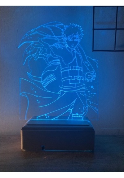Modiwa Design Naruto Gaara 16 Renk Gece Lambası