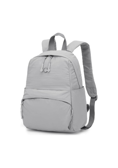 Smart Bags Mikro Poly Kumaş Kadın Sırt Çantası 3344 Gri