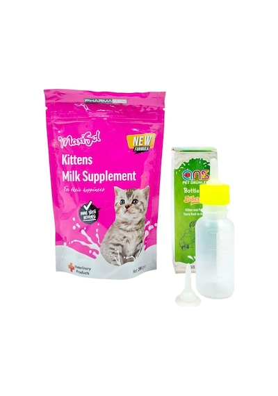Maxisol Yavru Kedi Süt Tozu 200 ML + Biberon 60 ML
