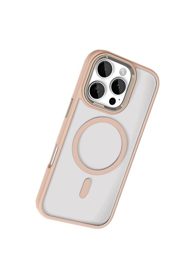 Joko Apple iPhone Uyumlu 16 Pro Max Terea Magsafe Kapak - Gold Çr