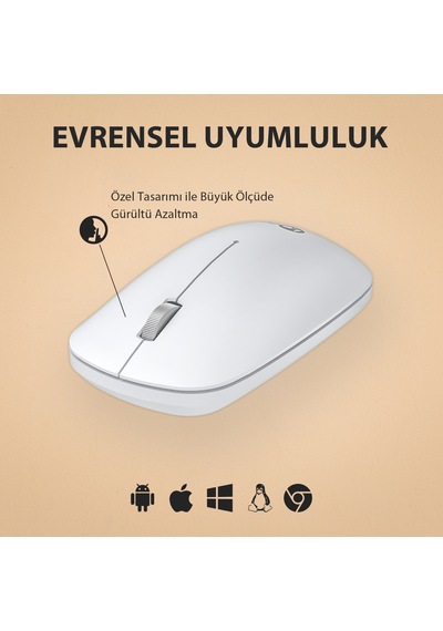 Lecoo WS214 Kablosuz 1200DPI 3 Tuşlu Optik Mouse