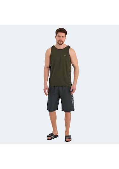 Slazenger RUNIST IN Erkek Mayo Koyu Gri