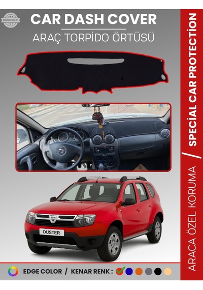 Dacıa Duster 2009-2013 Torpido Örtüsü Ön Göğüs Koruma Torpido Koruma Çatlamayı Engeller Tam Uyum - 944 Stiloto