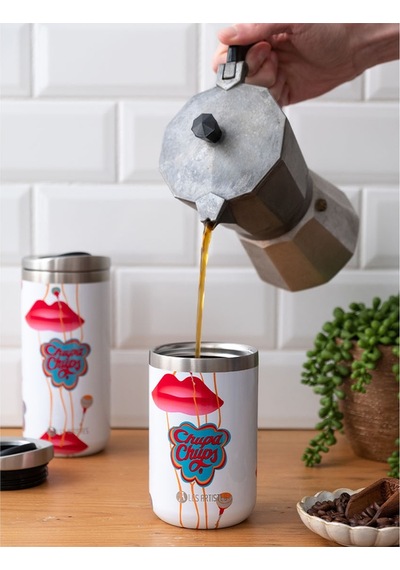 Les Artistes Paris Isı Yalıtımlı Çelik Termos Mug 350ml Chupa Kiss Çok Renkli