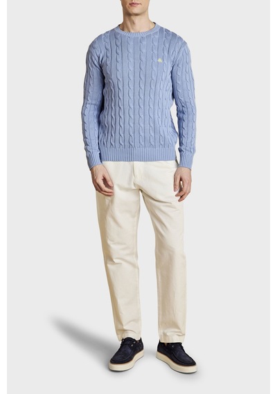 Brooks Brothers Erkek Kazak Bbss26mkl030116 Açık Mavi