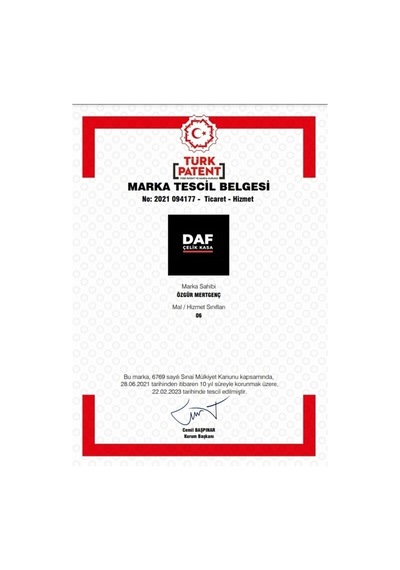 40 Cm 55 Kg Daf Çelik Para Kasası Şifreli