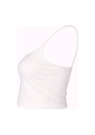 Trender 582-04 Crop Lastik Askı Ekru Kadın Atlet 26yl71595017