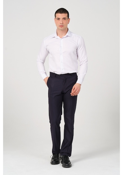 Erkek Regular Fit Kumaş Pantolon Lacivert