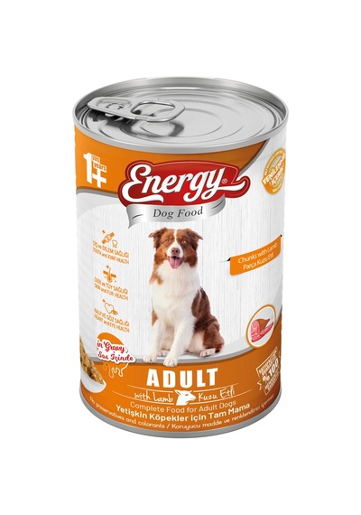 Energy Kuzu Etli Yetişkin Köpek Maması 10 x 415 G