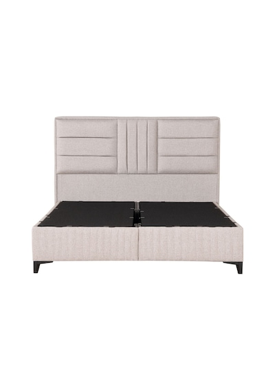 Kilim Mobilya Bamboo Sleepy Set ( Sandıklı Baza + Başlık + Yatak ) 180x200 Krem