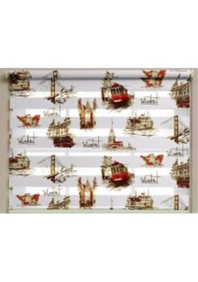Asyhome Kahve Istanbul Zebra Perde Asyhome Kahve Istanbul Zebra Perde
