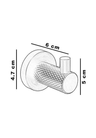 Fontana Tekli Askılık Fj-20501 Mat Siyah Mat Siyah