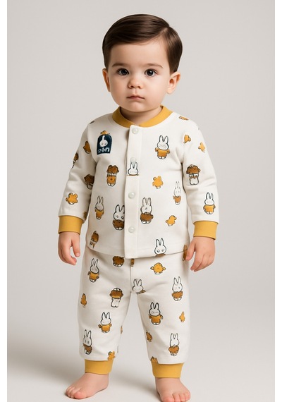 Uğur Bebe Miniworld %100 Pamuk Önden Çıtçıtlı Yumuşacık Bebek Pijama Takımı Rahat Ve Annelerin İlk Tercihi Sarı Krem Sarı Krem Uğur Bebe Miniworld %100 Pamuk Önden Çıtçıtlı Yumuşacık Bebek Pijama Takımı Rahat Ve Annelerin İlk Tercihi Sarı Krem Sarı Krem