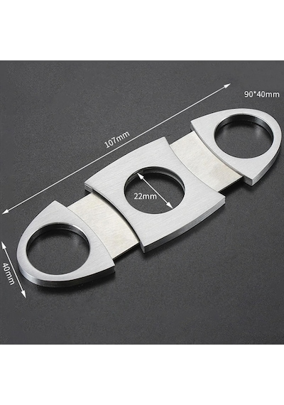 Perlotus Çelik 56 Ring Puro Makası Puro Kesici 2,2 Cm Kesim Çapı