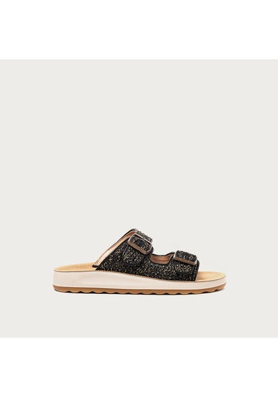6303-black Terlik Kadın 77 249 Yc Fly Flot Cloth Siyah