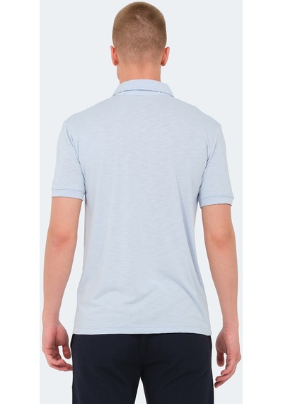 Slazenger KATSURO Erkek Polo Yaka Mavi Tişört