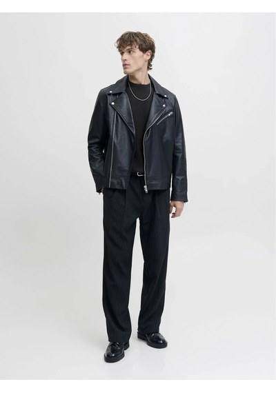 Jack & Jones Jack&jones 12286144 0 Yaka Erkek Triko - Siyah