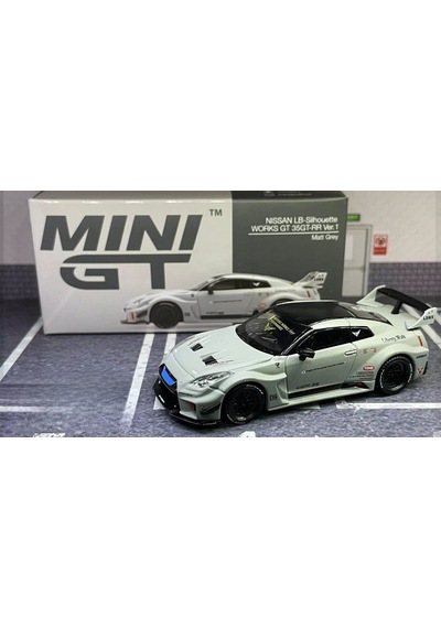 Mini Gt Nissan Lb-silhouette Works Gt 35gt-rr Ver.1 Matt Grey 1248 1/64