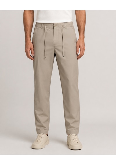 Danger Erkek Beli Lastikli Comfort Fit Pantolon Bej 0170ddngr