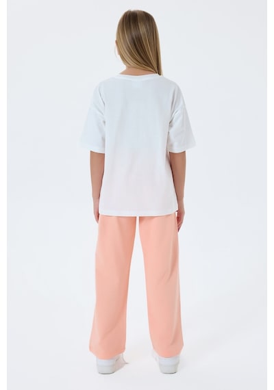 U.s. Polo Assn. Kız Çocuk Turuncu Pijama Takım 5274-49882 Turuncu