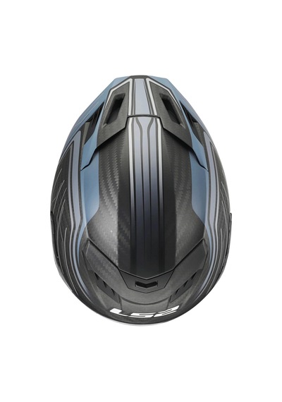 Ls2 Dragon Karbon Subıc Mat Mavi Petrol Kask Mat Mavı
