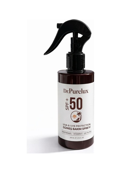 Dr. Purelux Spf 50+ Güneş Kremi Sprey Yüz Ve Vücut Uva Uvb Koruma Suya Dayanıklı 200ml