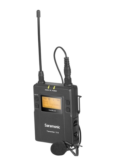 Uwmic9 Kablosuz Ses Sistemi İçin Saramonic Tx9 Mikrofonlu Verici