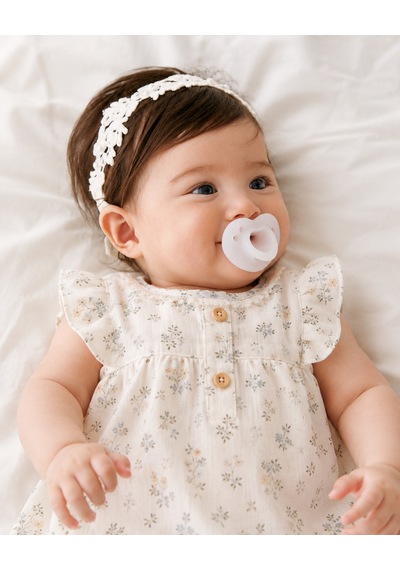 Tgm Baby Ultra Premium Silikon Kalpli Emzik Plus Beyaz - Krem