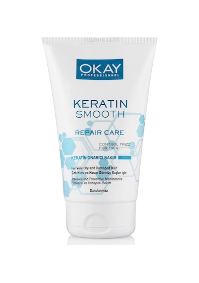 Okay Professional Keratin Smooth Onarıcı Saç Bakım Kremi 100 ML