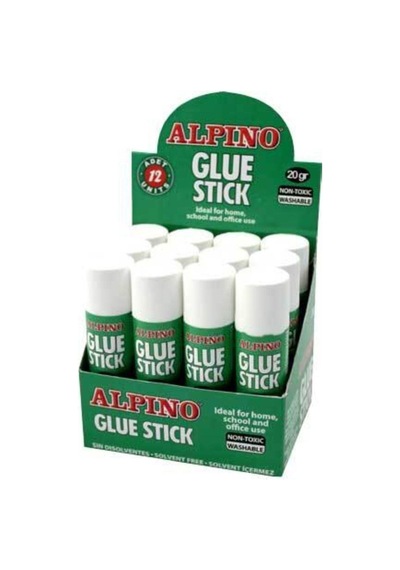Alpino Stick Yapıştırıcı Solventsiz 20 Gr 12 Adet Stick Yapıştırıcı