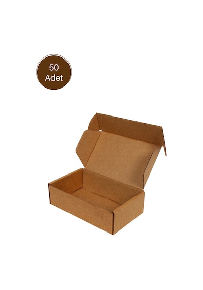 20x10x5 Cm E Dalga E-ticaret Karton Kutu , Kargo Kutusu 50 Adet 50'li