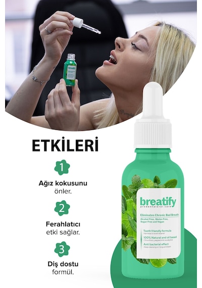 Breatify Ağız Kokusu Giderici Damla 20 ML