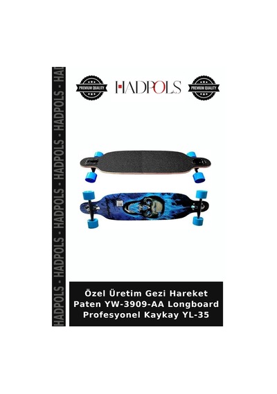 Özel Üretim Gezi Hareket Paten Yw-3909-aa Longboard Profesyonel Kaykay Yl-35 Çok Renkli