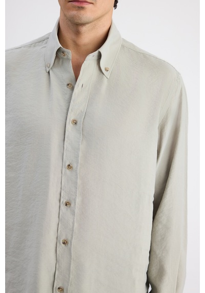 D'S Damat Ds Damat Comfort Mint Düz Gömlek 6hc020302304m 420