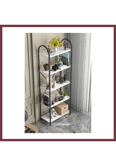 Storeşahin Metal Kitaplık Beyaz 180 Cm Shn0720